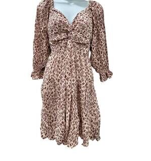 NEW ANGIE women's cactus alli dress in pink